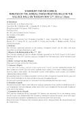 Minutes  Shawbury -Annual Parish 2018